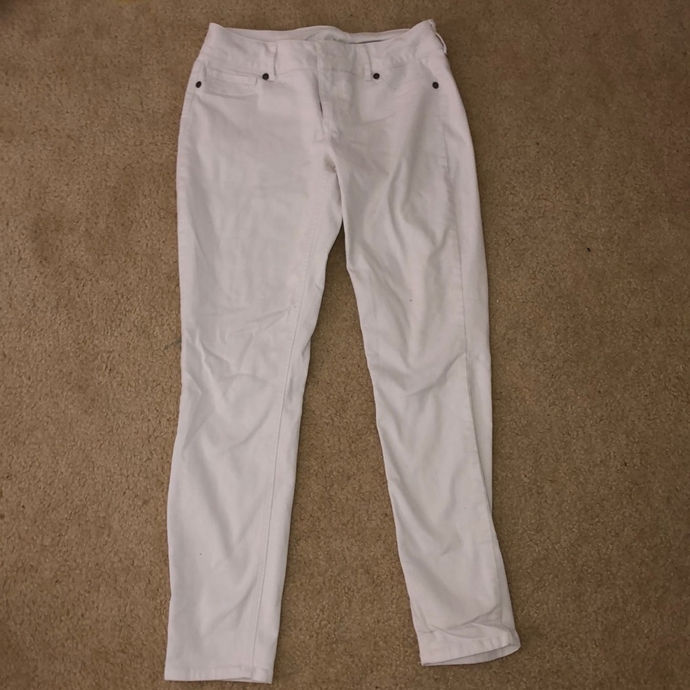 white jeans